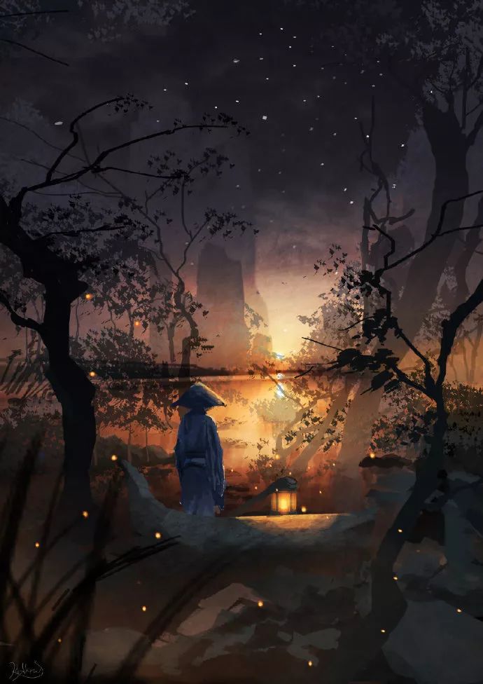 欣赏丨鍵倉 静谧氛围的和风画 看点快报