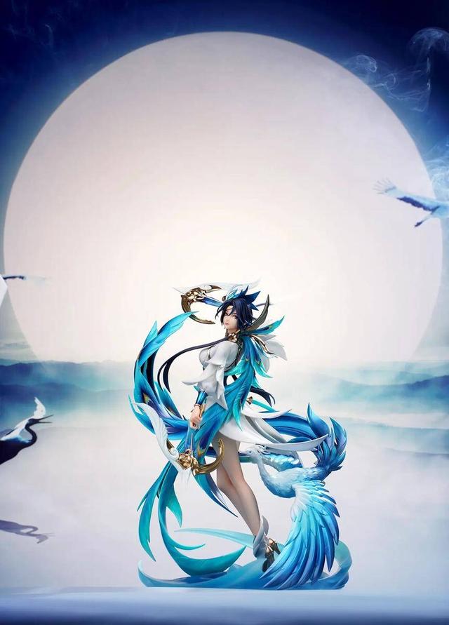 王者荣耀:云霓雀翎虞姬手办赏析 此等颜值的美女不可多得
