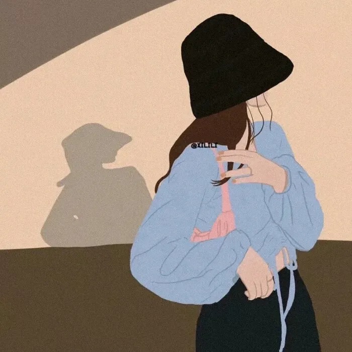 单人不明显情侣头像:说不定随心所欲的生活更顺风顺水