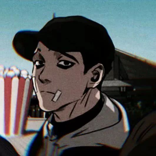 动漫男生头像·幸好我是个小胖子,难过的时候还可以摸摸肚子