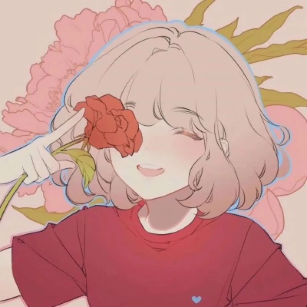 短发动漫女生头像