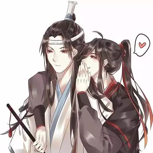 《魔道祖师》高清头像:魏无羡和蓝忘机哥俩好!