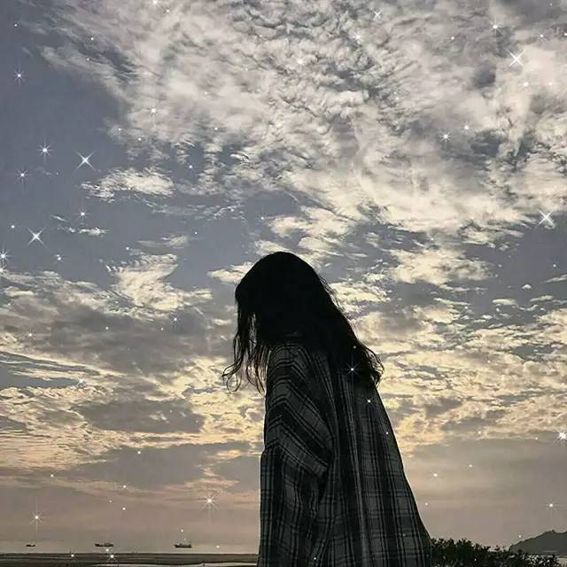 天空系闺蜜头像/想念是最初的美好 选择了你是我一生的依靠