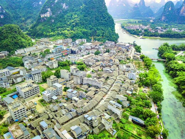 桂林有一千年古镇,聚集漓江最精华景点,20元纸币图就在这里