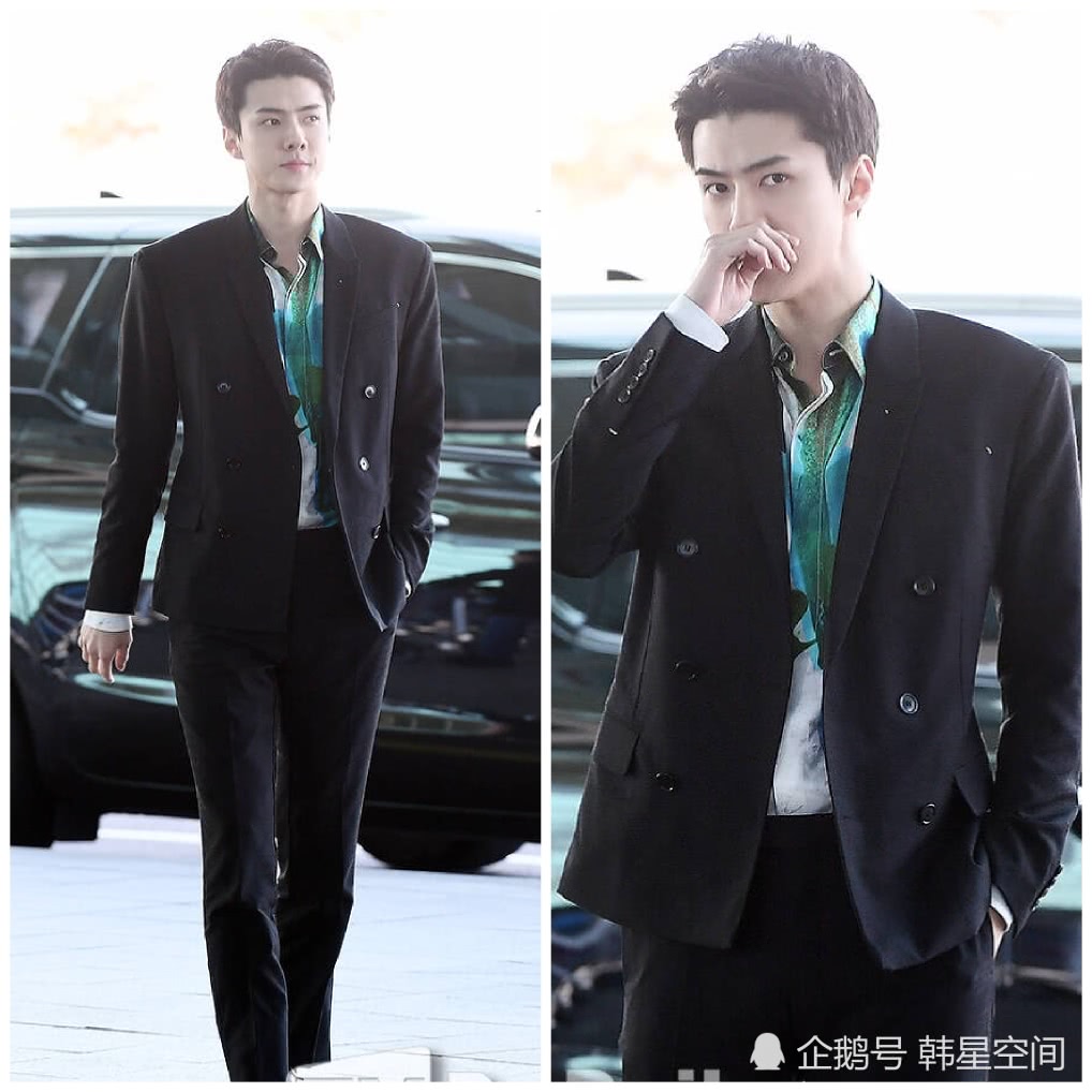 韩星撞衫系列 Exo吴世勋与bts金硕珍 到底谁更有味道呢 看点快报