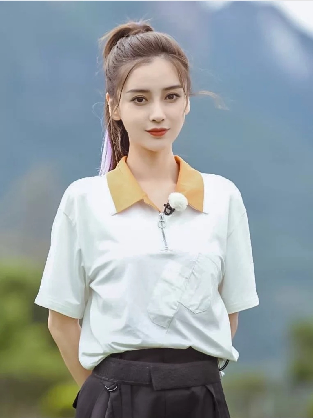 跑男Angelababy,Angelababy跑男 明星日常穿搭angelababy跑男路透合集