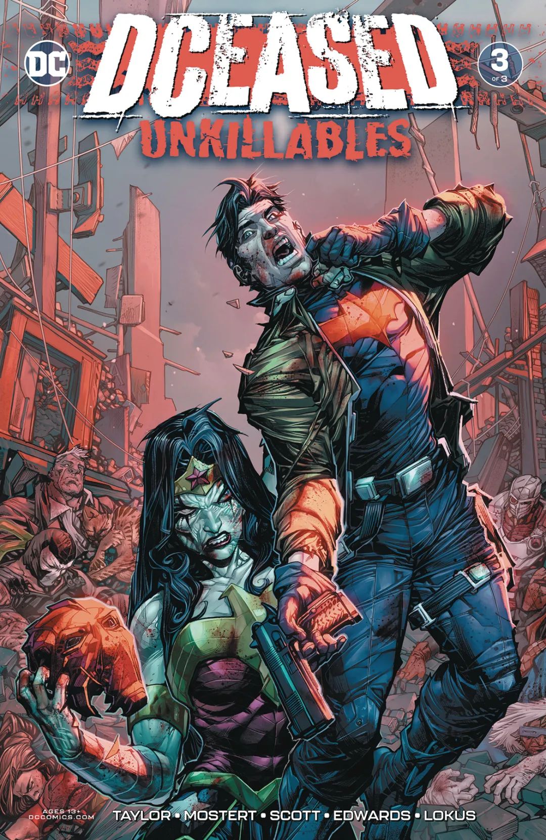 英雄死劫:不死者 (dceased:unkillables) 3期 封面赏析