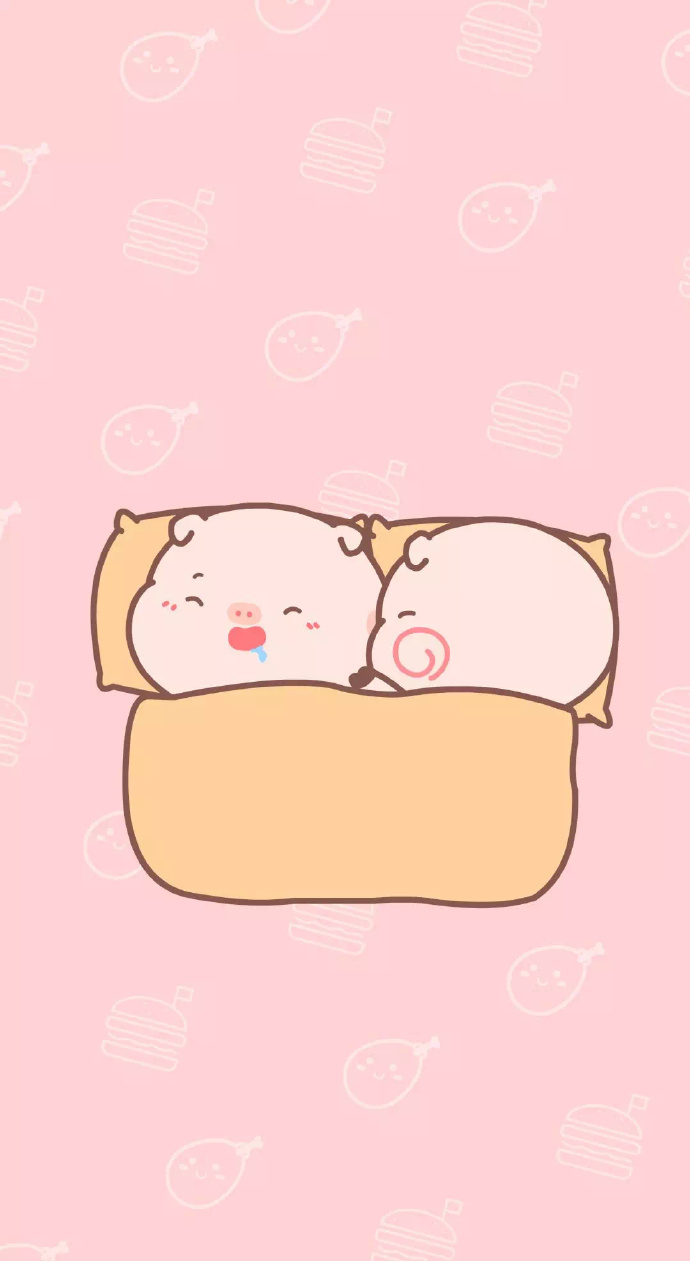 情侣聊天背景之皮哟猪头图,可爱哦