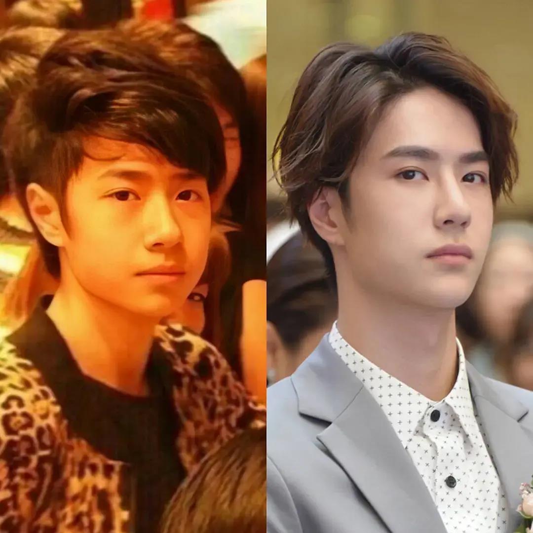 王一博整容脸13岁比赛视频曝光完美遗传父母长相