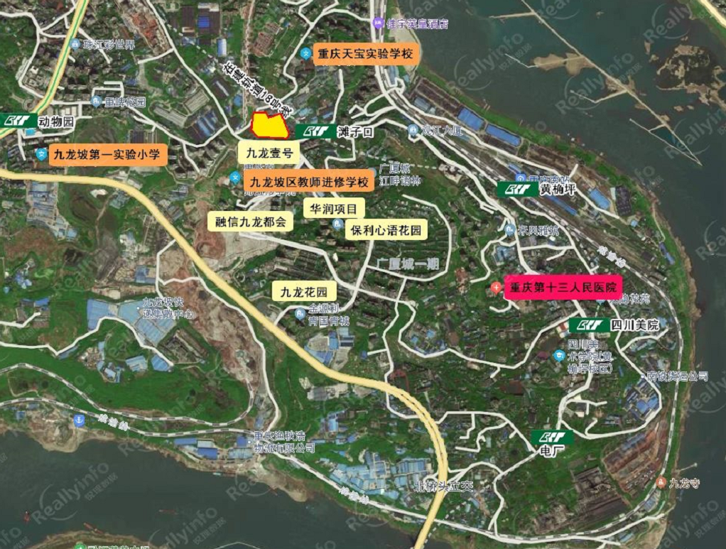 再加上之前的九龙壹号和九龙都会,可以清晰的看到这个片区未来将有6