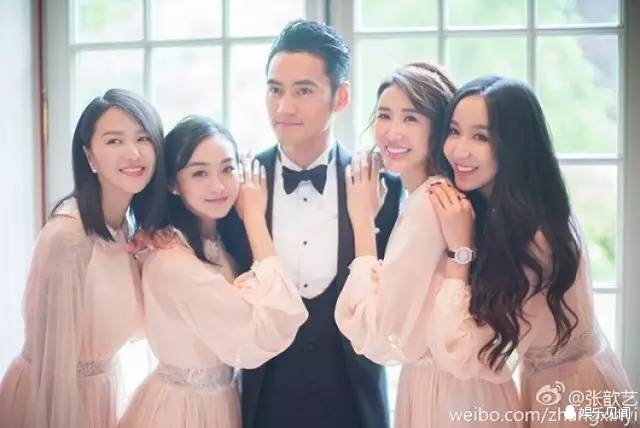 说好的是女主陈妍希大婚呢？伴娘抢了头条！