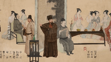 人物装扮,室内布景也全都清雅别致.