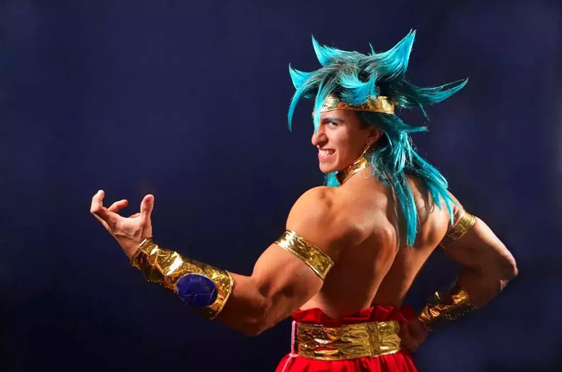 撕裂男龙珠z角色扮演者犹如悟空带来了肌肉 看点快报