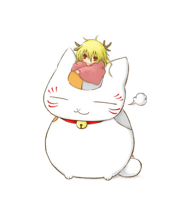 夏目友人帐猫咪老师 高清动漫壁纸鉴赏 喝醉酒之后喜欢胡乱唱歌的搞怪猫咪 看点快报