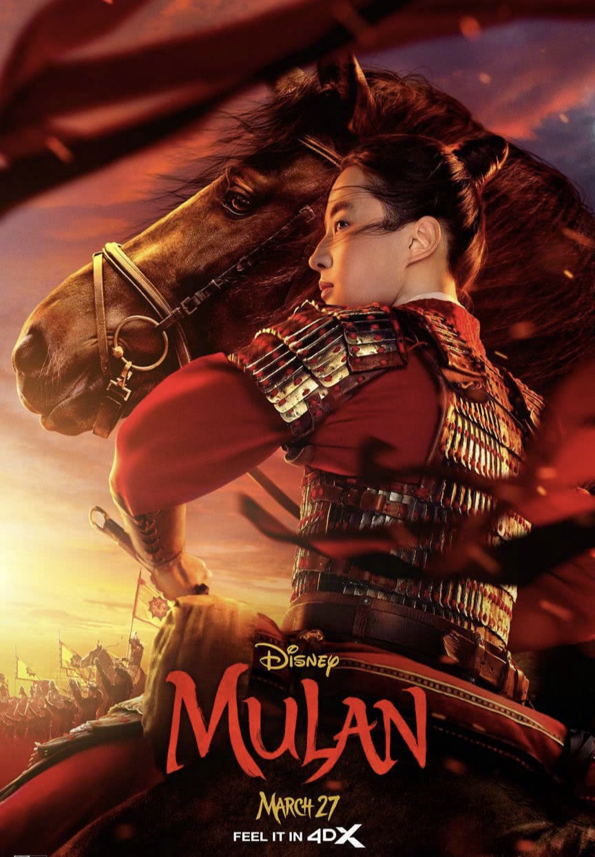 高了，而刘亦菲作为中国面孔，从国内一直火到国外，也成为了一桩佳话。自从《花木兰》的海报和定妆照出来之