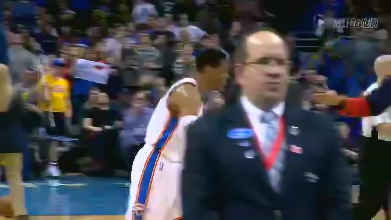 掘金vs雷霆第4节精编 韦少连飙逆天三分