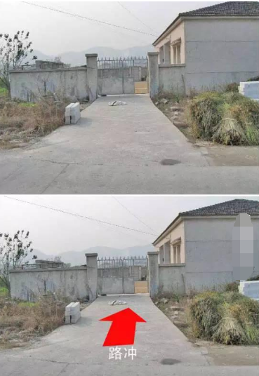 农村忌讳路冲房屋为啥房前屋后有直冲路不适合居住原因有三