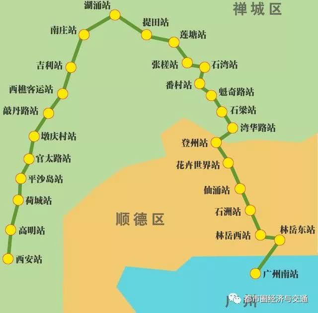佛山地铁规划图2021,佛山地铁规划图2020 佛山地铁2号线2021年9月试运营!3号线