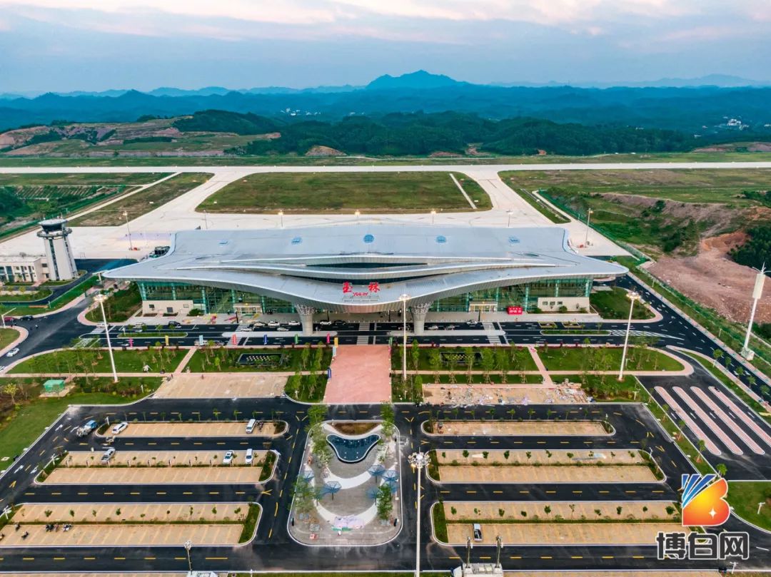 带你空中鸟瞰博白人家门口的飞机场——玉林福绵机场!