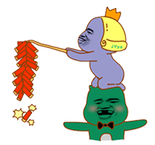 除夕,烟花,表情包