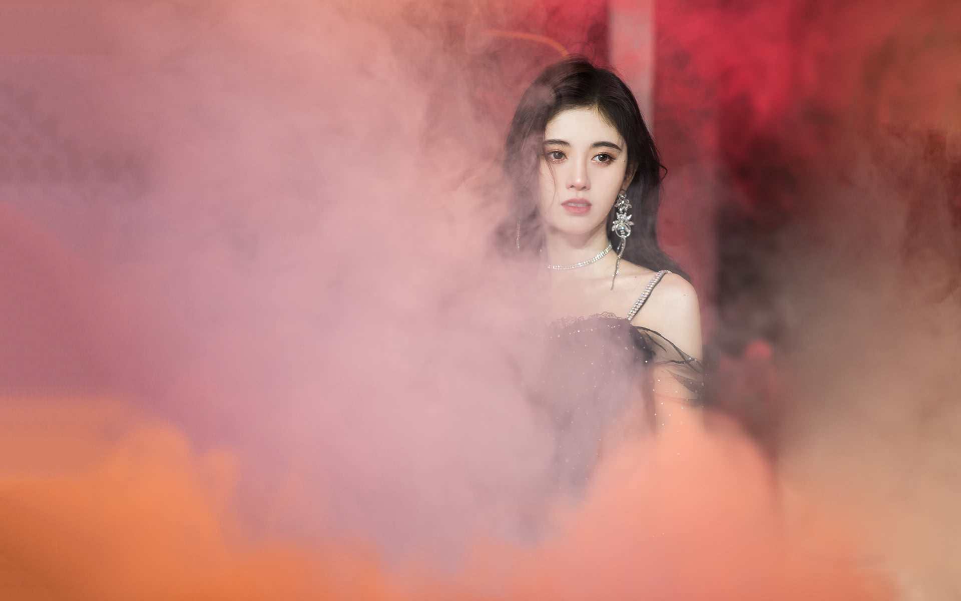 鞠婧祎火热性感高清桌面壁纸