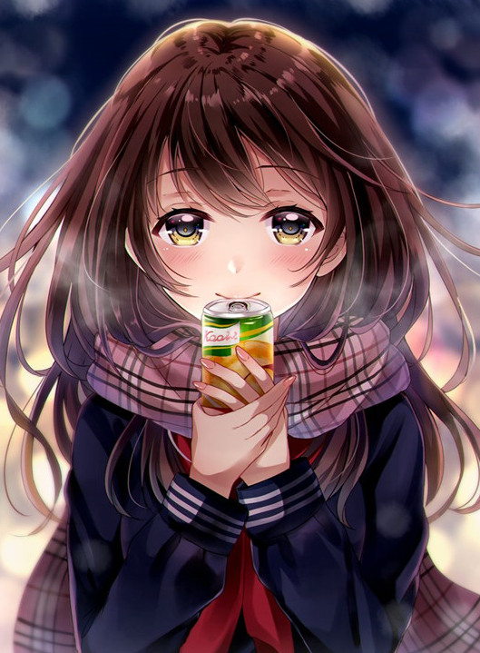 二次元女生动漫壁纸,优雅阳光,气质如兰美少女