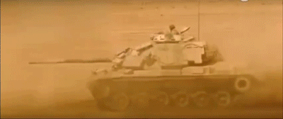 电影红海行动中的坦克大战画面,想必大家过目不忘.