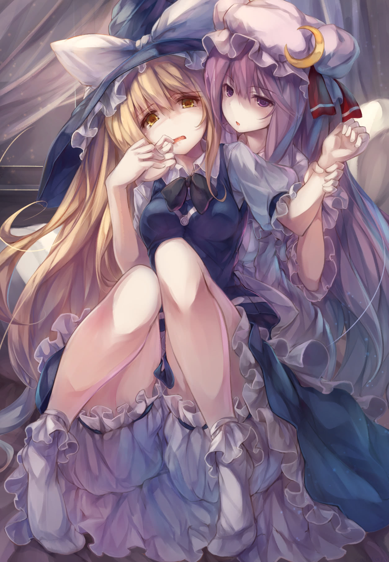 手机壁纸 动漫人物特辑雾雨魔理沙 看点快报