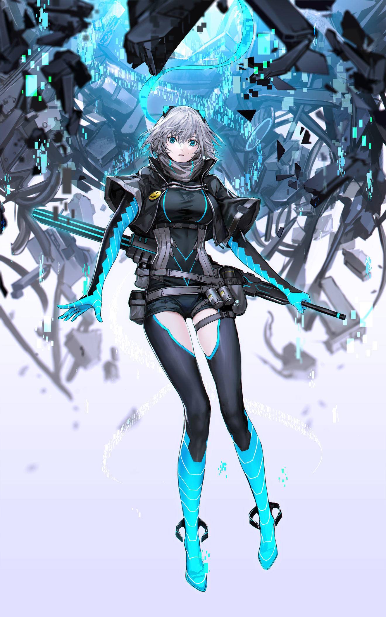 每日动漫壁纸,机械女真的能点燃热血