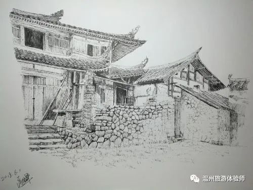 旅游达人蒋忠军:情迷黑白钢笔画,5年