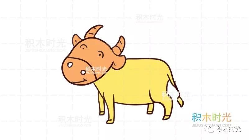 动物简笔画大全:画牛简笔画