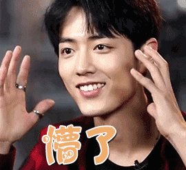 肖战表情包动图带字,好萌的战战!