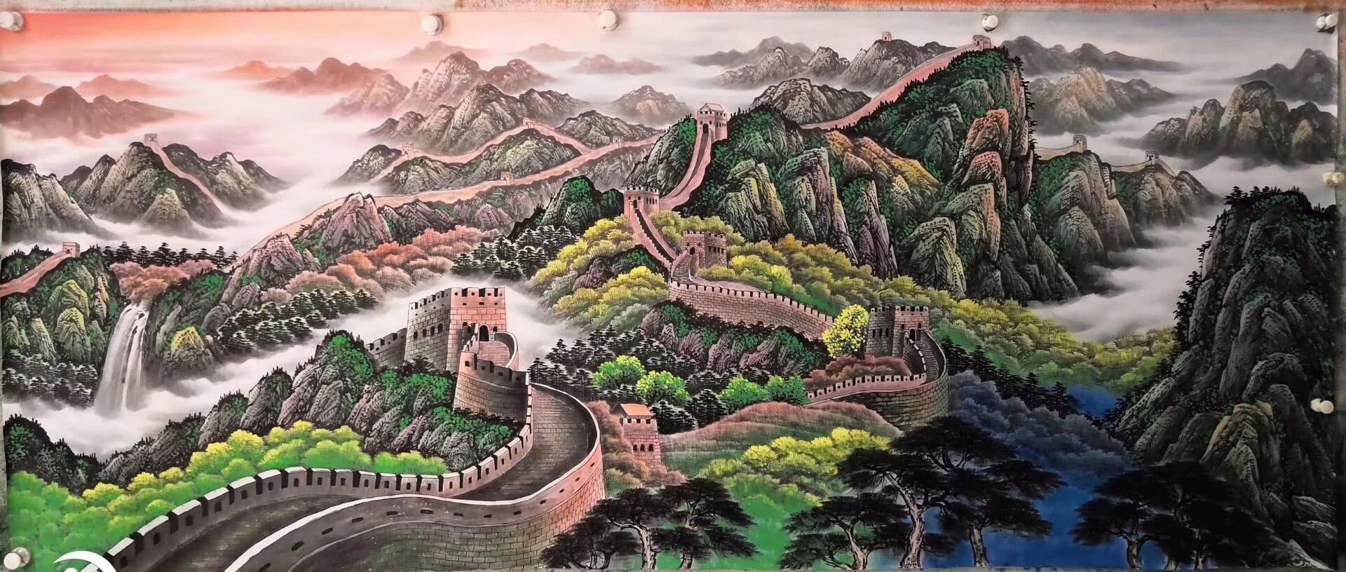江山如此多娇,引无数画家把笔抄