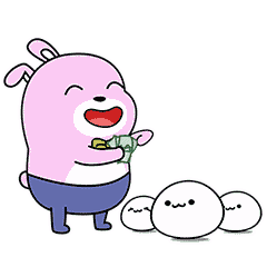 搞笑raby兔日常篇微信表情包,可爱的raby兔日常gif动态表情包