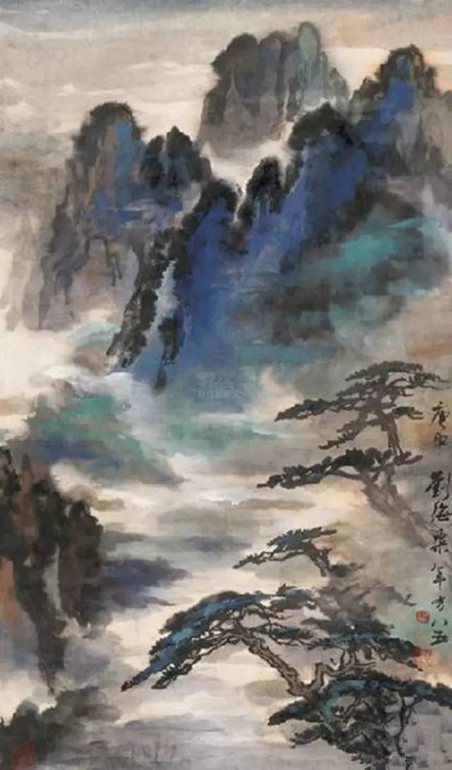 四大名家经典泼墨作品 ,您最欣赏谁的?