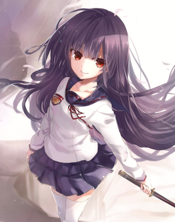 二次元动漫人物壁纸合集,娇小玲珑的少女