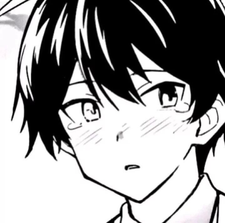 一眼难忘的黑白线条动漫男生头像分享/男头系列