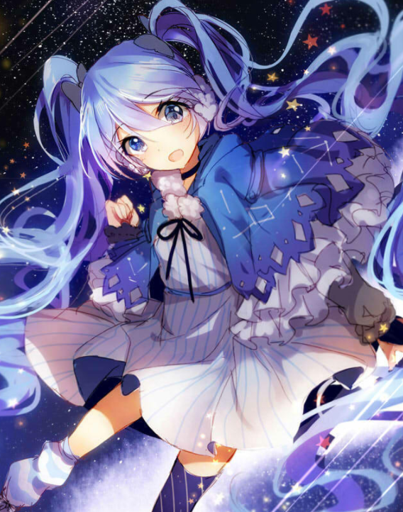 二次元动漫人物壁纸合集,可爱清新的少女