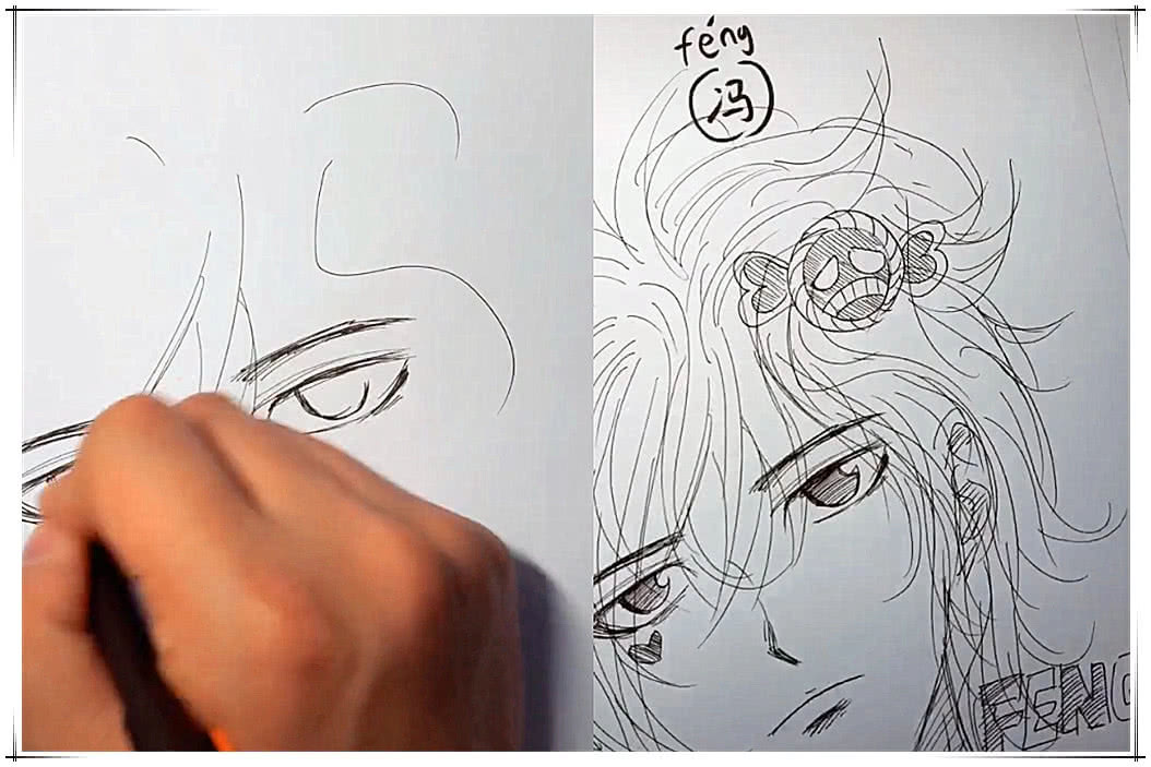 美术生又开始 作妖 姓氏作画超厉害 网友 这还是人吗 看点快报