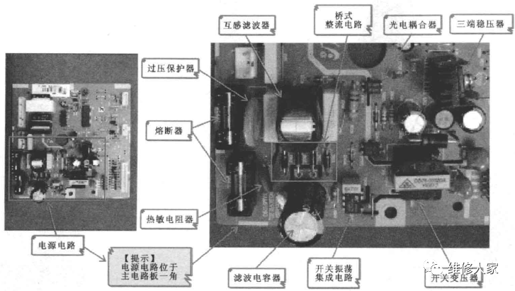 海尔变频电冰箱的电源电路组成