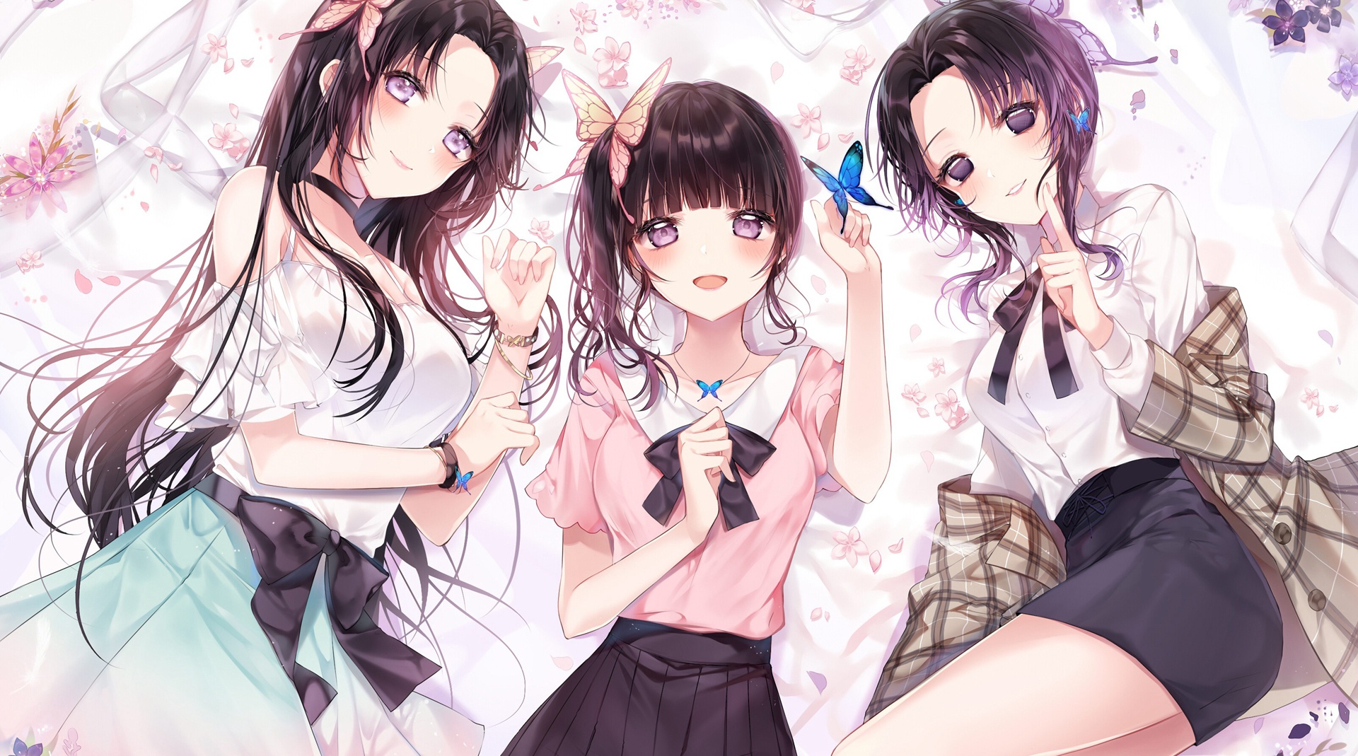 动漫鬼灭之刃蝴蝶忍高清桌面壁纸 看点快报