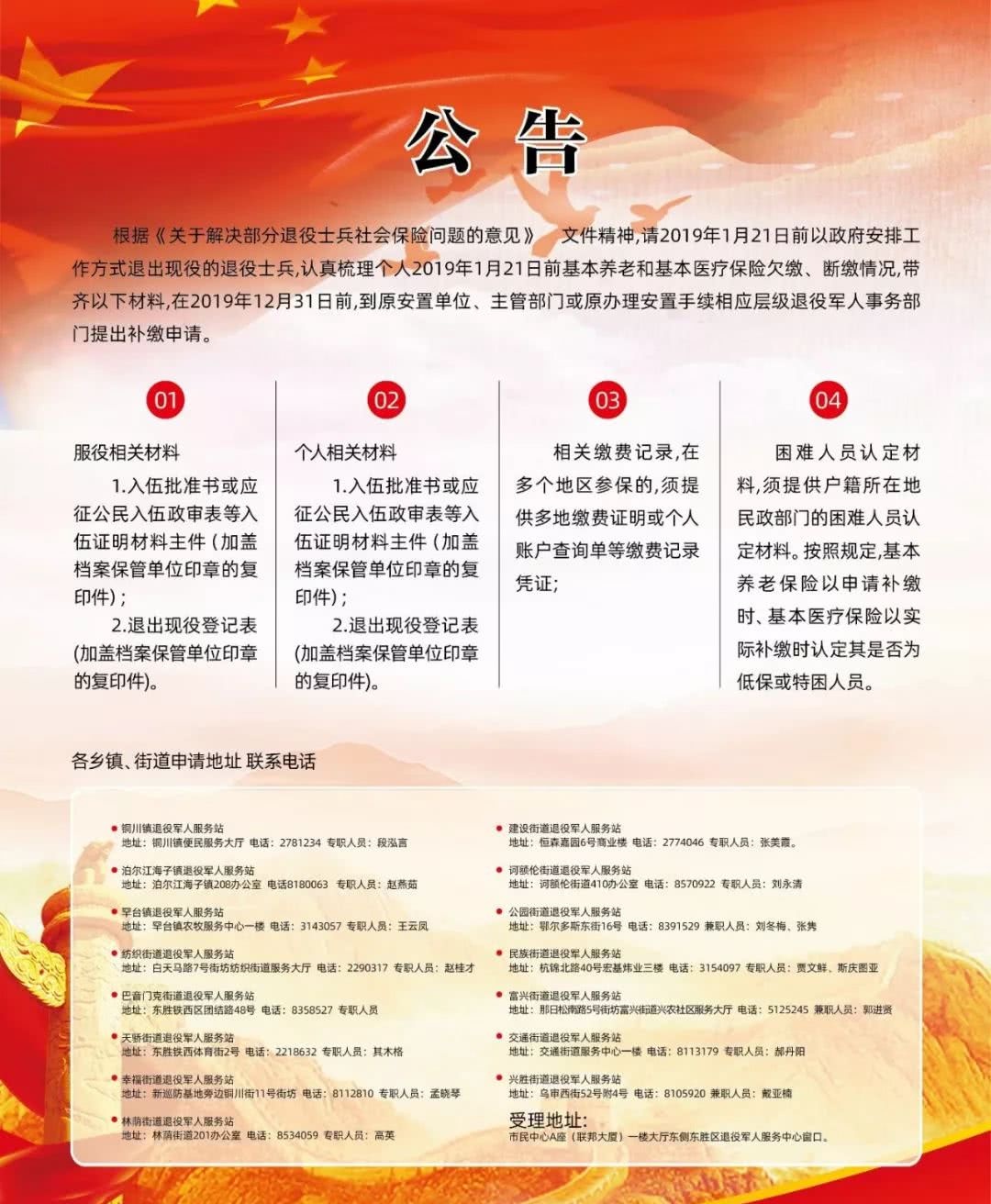 注意啦 退伍军人社会保险申请业务即将到期 看点快报