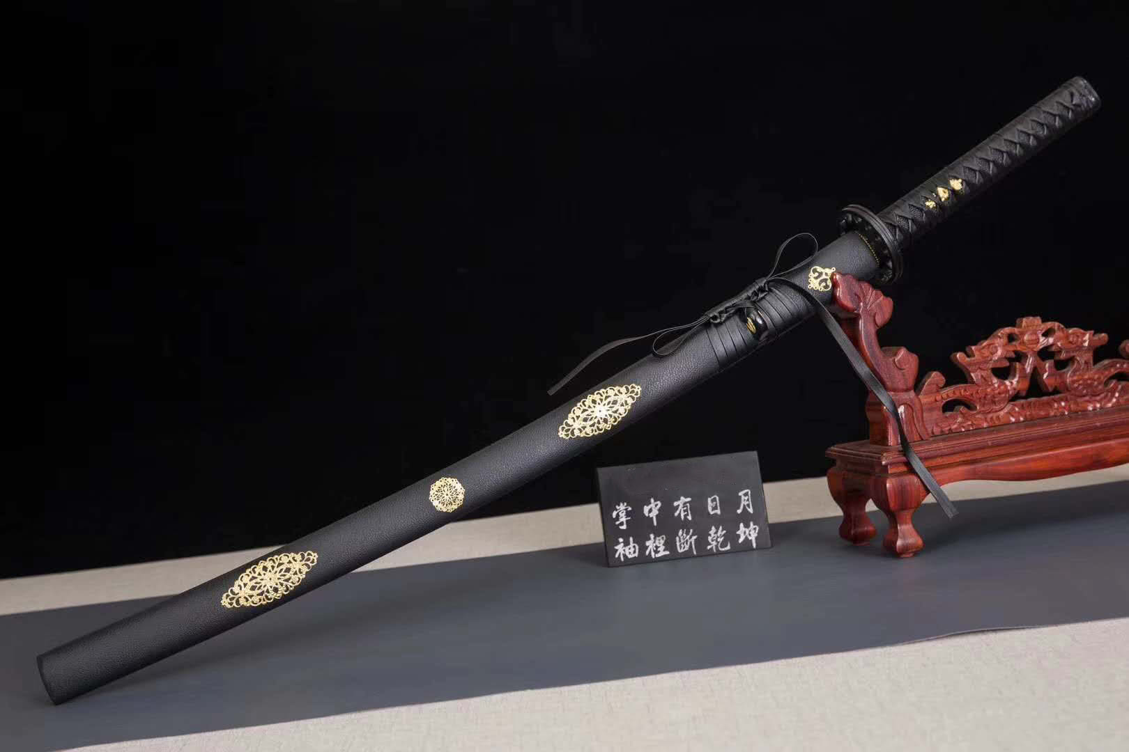 烤蓝高锰钢—墨家武士刀