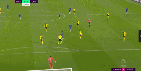 英超-切尔西2-1沃特福德 亚伯拉罕传射普利希奇建功