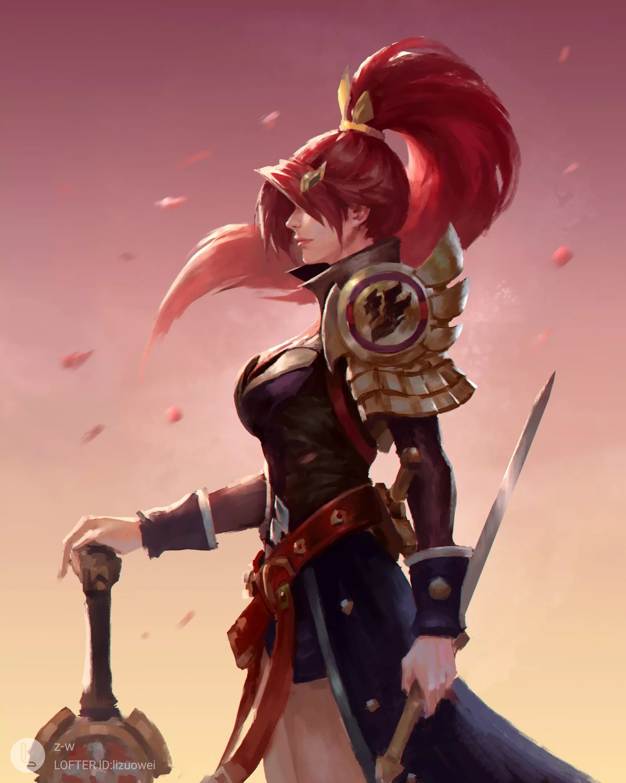 王者荣耀花木兰同人图,评论留言下期你希望出现的英雄