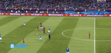 西班牙四球大胜意大利卫冕欧洲杯