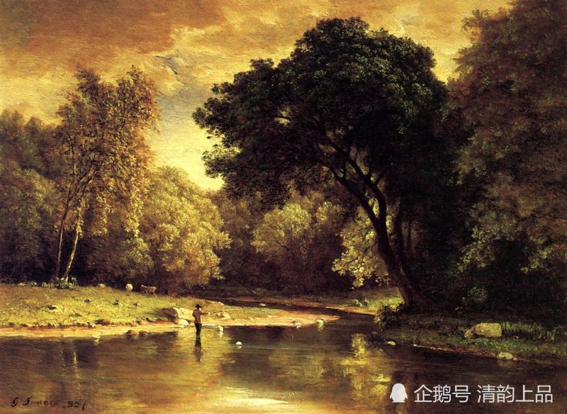 19世纪美国著名风景画家乔治·英尼斯油画作品欣赏