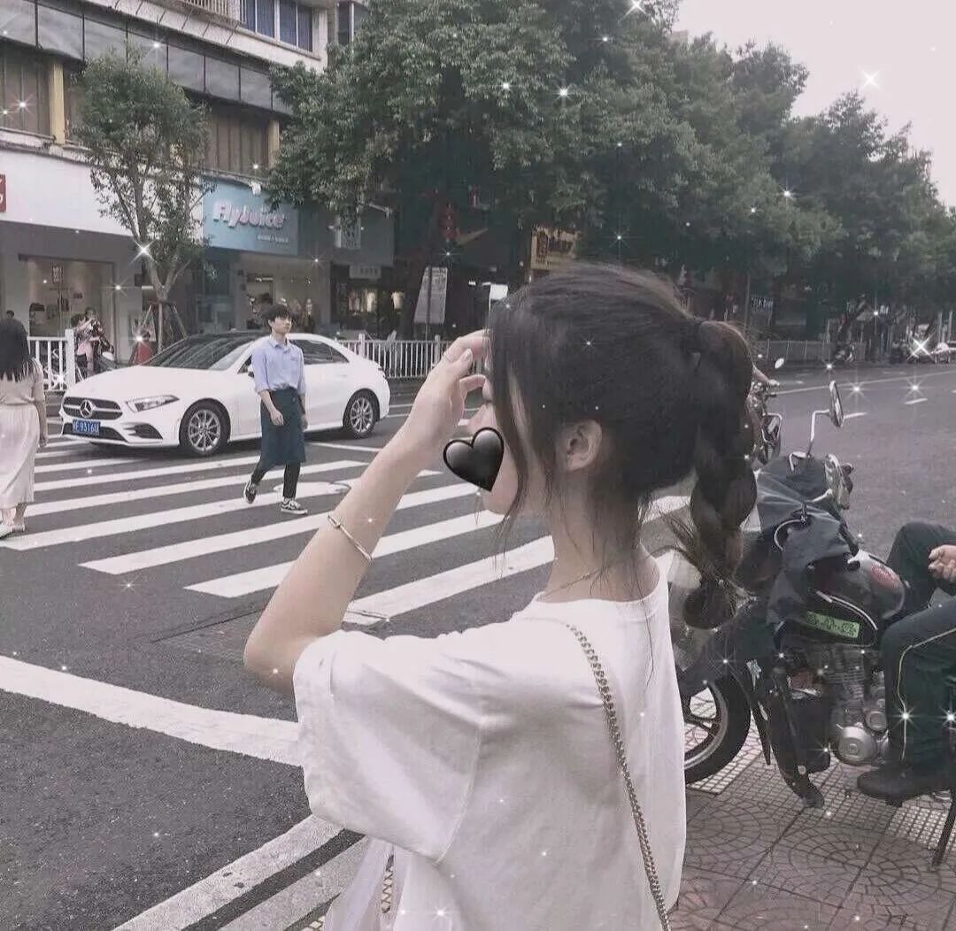 不露脸仙女头像:手机遮脸女生头像系列