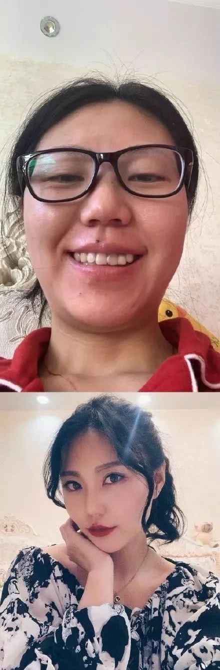 女网友整容级化妆大赛,为了上热门都敢晒