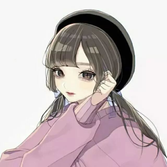 2019动漫卡通可爱冷艳二次元女生微信头像 2019动漫高冷霸气卡通女生